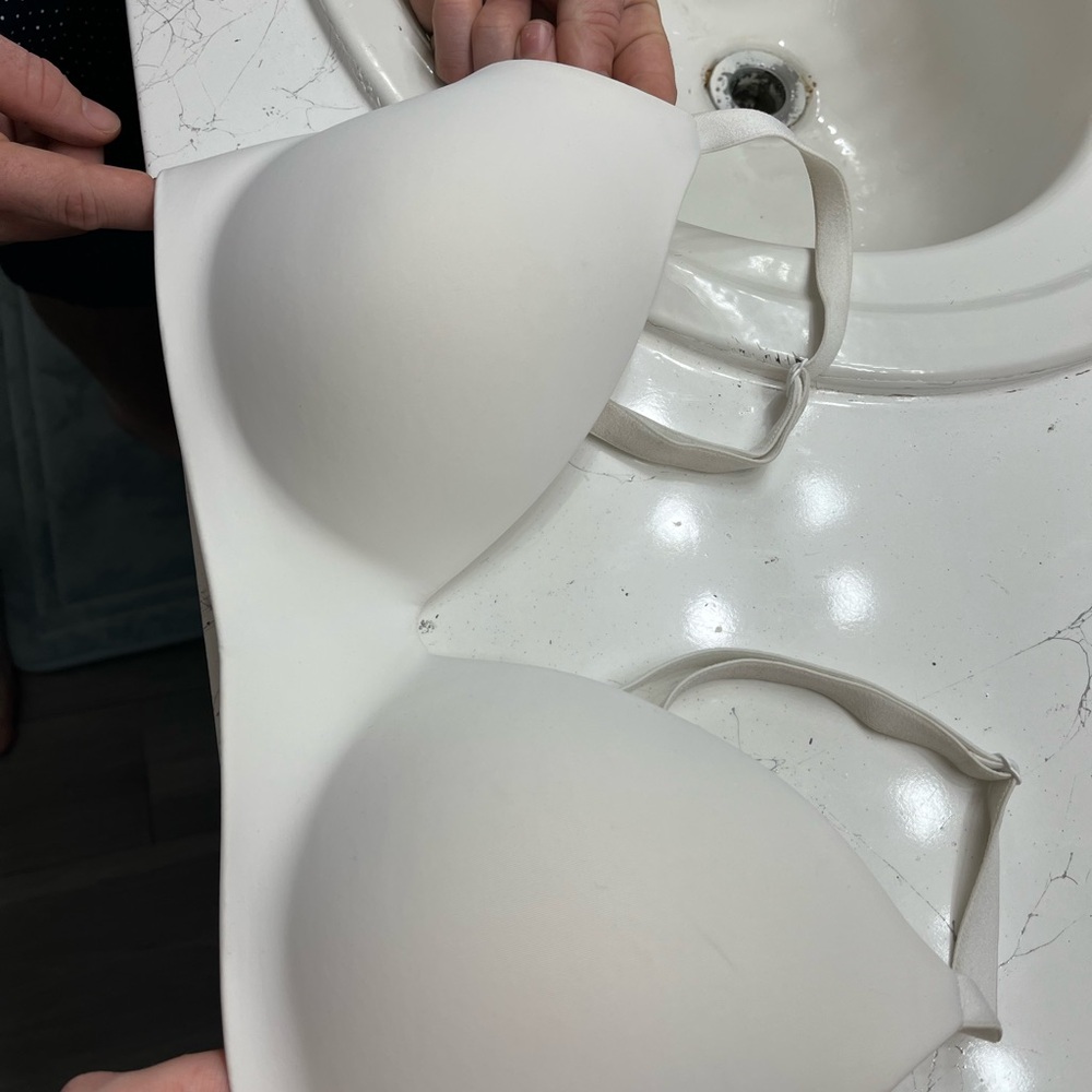 White Padded Bra